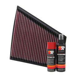 K&N Air Filter 33-2830 + Aerosol Recharge Kit