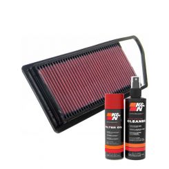 K&N Air Filter 33-2840 + Aerosol Recharge Kit
