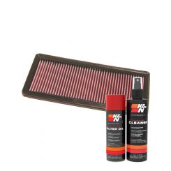 K&N Air Filter 33-2842 + Aerosol Recharge Kit