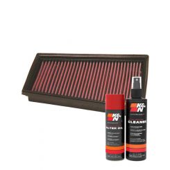 K&N Air Filter 33-2849 + Aerosol Recharge Kit