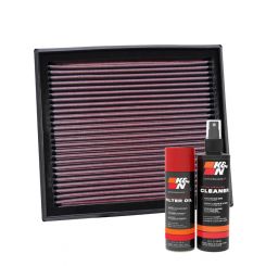 K&N Air Filter 33-2873 + Aerosol Recharge Kit