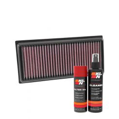 K&N Air Filter 33-2881 + Aerosol Recharge Kit