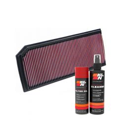 K&N Air Filter 33-2888 + Aerosol Recharge Kit