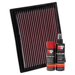 K&N Air Filter 33-2914 + Aerosol Recharge Kit