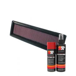 K&N Air Filter 33-2916 + Aerosol Recharge Kit
