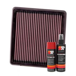 K&N Air Filter 33-2935 + Aerosol Recharge Kit