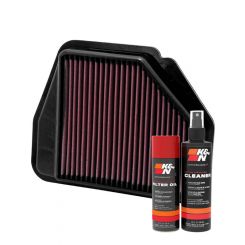 K&N Air Filter 33-2956 + Aerosol Recharge Kit