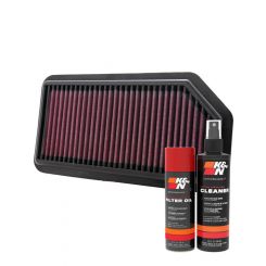 K&N Air Filter 33-2960 + Aerosol Recharge Kit