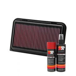K&N Air Filter 33-2974 + Aerosol Recharge Kit