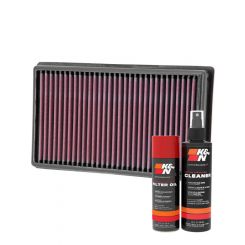 K&N Air Filter 33-2998 + Aerosol Recharge Kit