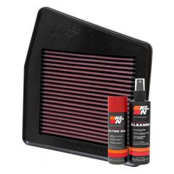 K&N Air Filter 33-3003 + Aerosol Recharge Kit
