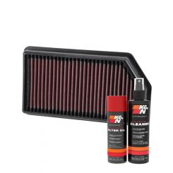 K&N Air Filter 33-3008 + Aerosol Recharge Kit
