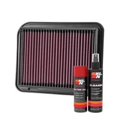 K&N Air Filter 33-3015 + Aerosol Recharge Kit