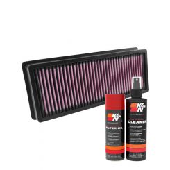 K&N Air Filter 33-3028 + Aerosol Recharge Kit