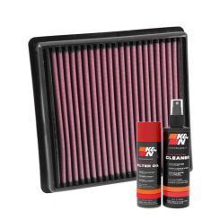 K&N Air Filter 33-3029 + Aerosol Recharge Kit