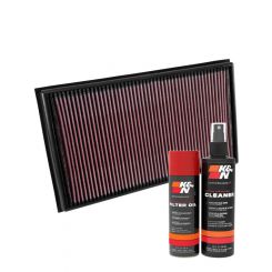 K&N Air Filter 33-3036 + Aerosol Recharge Kit