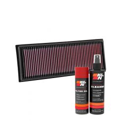 K&N Air Filter 33-3039 + Aerosol Recharge Kit