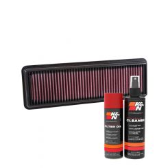 K&N Air Filter 33-3042 + Aerosol Recharge Kit