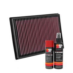 K&N Air Filter 33-3045 + Aerosol Recharge Kit
