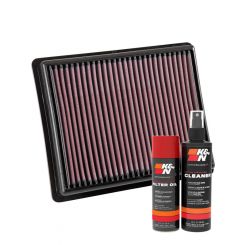 K&N Air Filter 33-3054 + Aerosol Recharge Kit