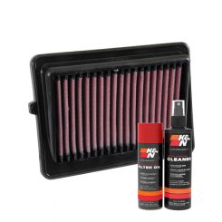K&N Air Filter 33-3063 + Aerosol Recharge Kit