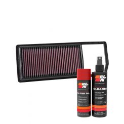 K&N Air Filter 33-3070 + Aerosol Recharge Kit