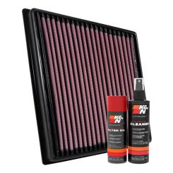K&N Air Filter 33-3074 + Aerosol Recharge Kit