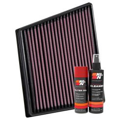 K&N Air Filter 33-3075 + Aerosol Recharge Kit