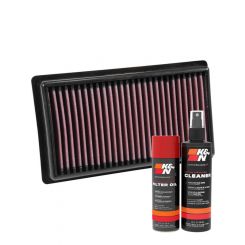 K&N Air Filter 33-3081 + Aerosol Recharge Kit