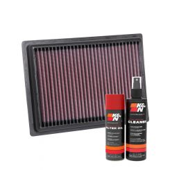 K&N Air Filter 33-3084 + Aerosol Recharge Kit