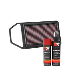 K&N Air Filter 33-3114 + Aerosol Recharge Kit