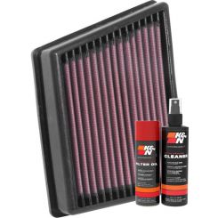 K&N Air Filter 33-3117 + Aerosol Recharge Kit