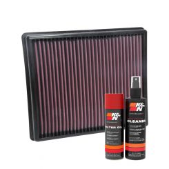 K&N Air Filter 33-3120 + Aerosol Recharge Kit