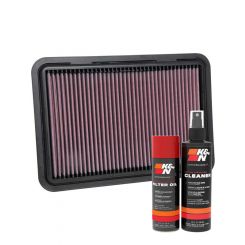 K&N Air Filter 33-3130 + Aerosol Recharge Kit