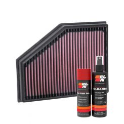 K&N Air Filter 33-3134 + Aerosol Recharge Kit