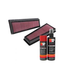 K&N Air Filter 33-3140 + Aerosol Recharge Kit