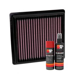 K&N Air Filter 33-3154 + Aerosol Recharge Kit