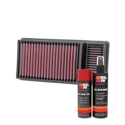 K&N Air Filter 33-5010 + Aerosol Recharge Kit