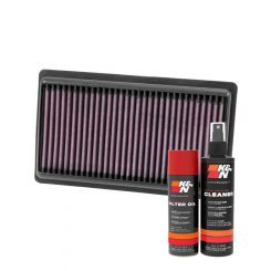K&N Air Filter 33-5014 + Aerosol Recharge Kit