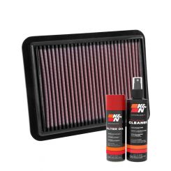 K&N Air Filter 33-5038 + Aerosol Recharge Kit