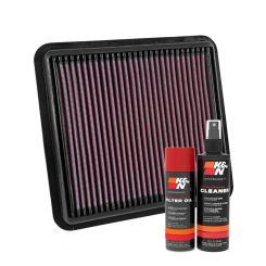 K&N Air Filter 33-5042 + Aerosol Recharge Kit