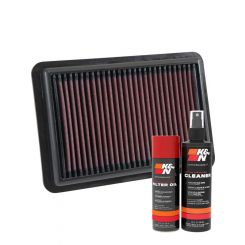 K&N Air Filter 33-5050 + Aerosol Recharge Kit