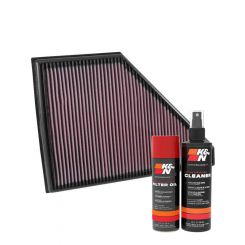 K&N Air Filter 33-5056 + Aerosol Recharge Kit
