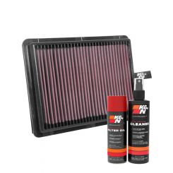 K&N Air Filter 33-5057 + Aerosol Recharge Kit