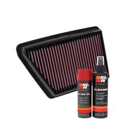 K&N Air Filter 33-5063 + Aerosol Recharge Kit
