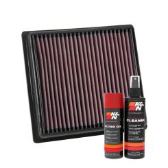 K&N Air Filter 33-5064 + Aerosol Recharge Kit