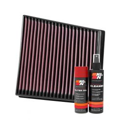 K&N Air Filter 33-5065 + Aerosol Recharge Kit