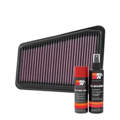 K&N Air Filter 33-5067 + Aerosol Recharge Kit