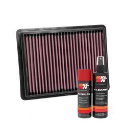 K&N Air Filter 33-5069 + Aerosol Recharge Kit