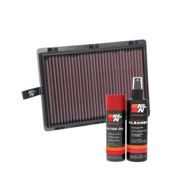 K&N Air Filter 33-5075 + Aerosol Recharge Kit